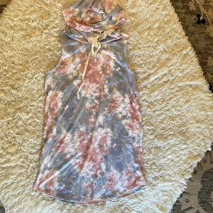 Peach Love Hoodie Dress